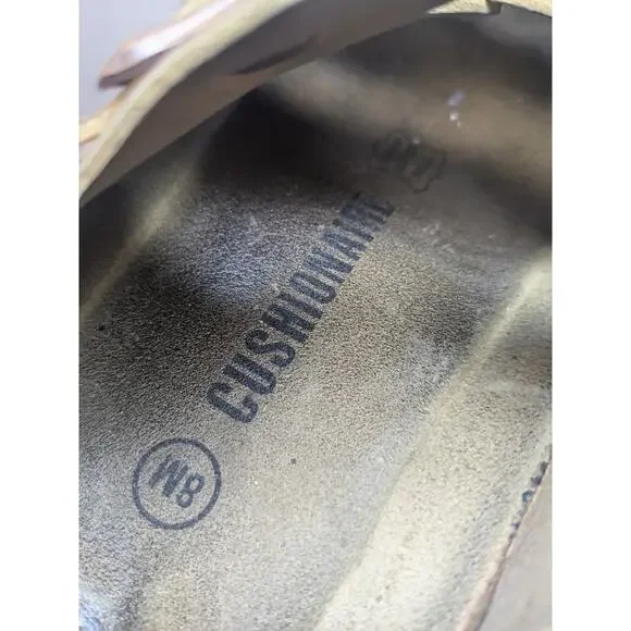 CUSHIONAIRE Women's Size 8 Lane Cork Footbed Leather Insole Sandal Rose Gold $50 - Picture 7 of 7